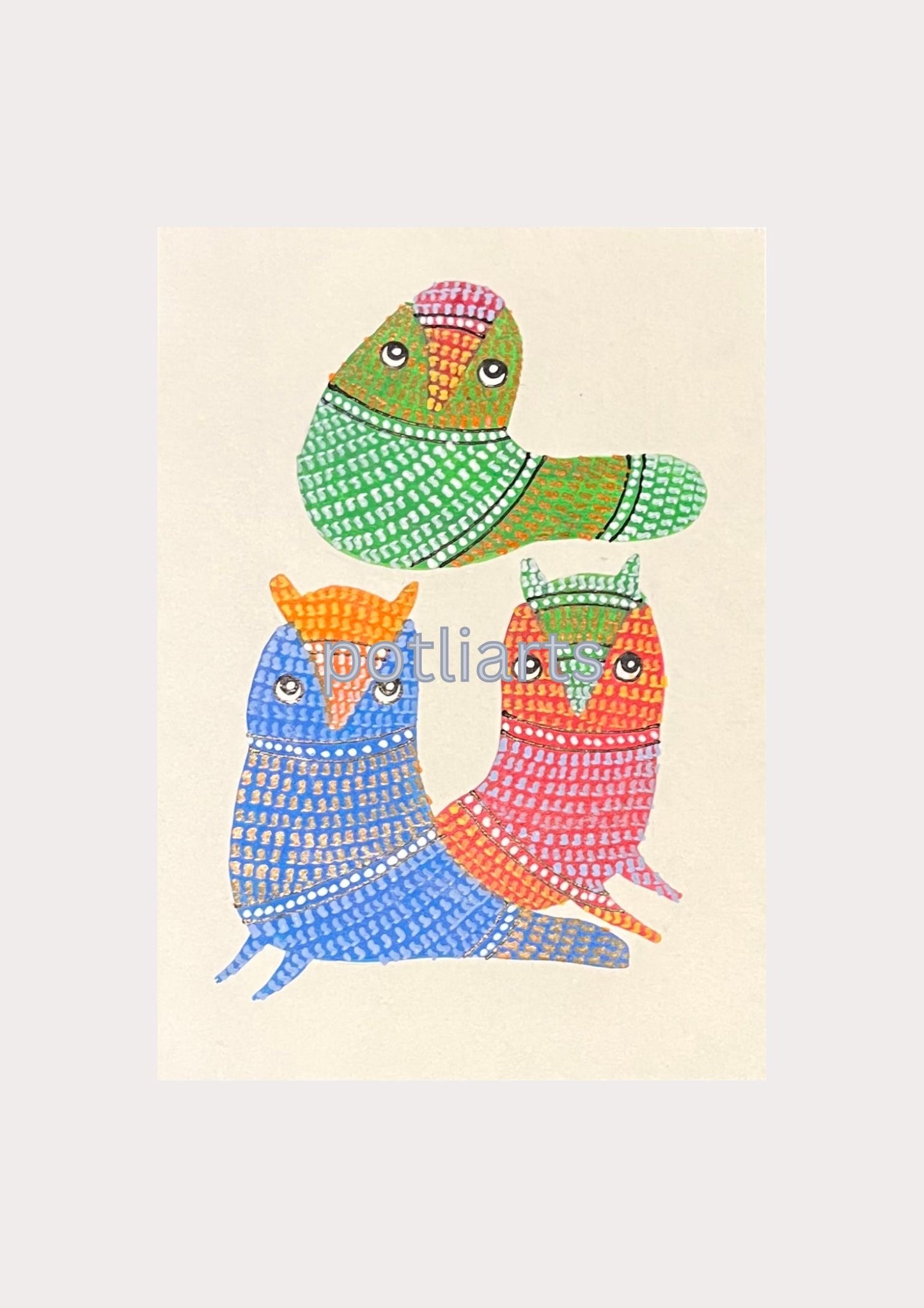 Three Baby Owls