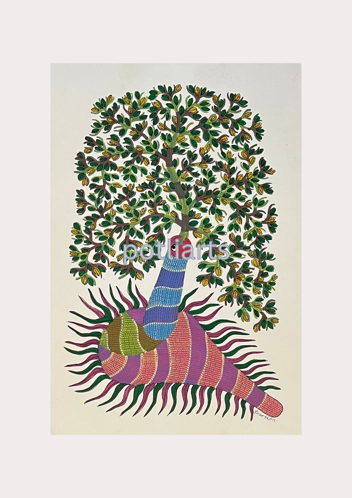 Tree of Life and the Majestic Peacock