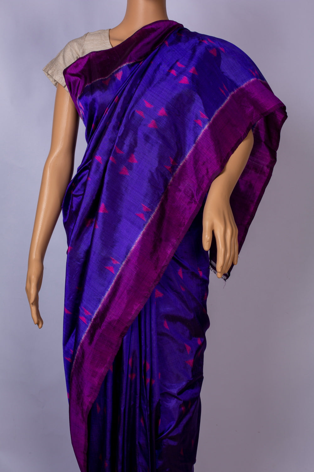 Ikat silk sari