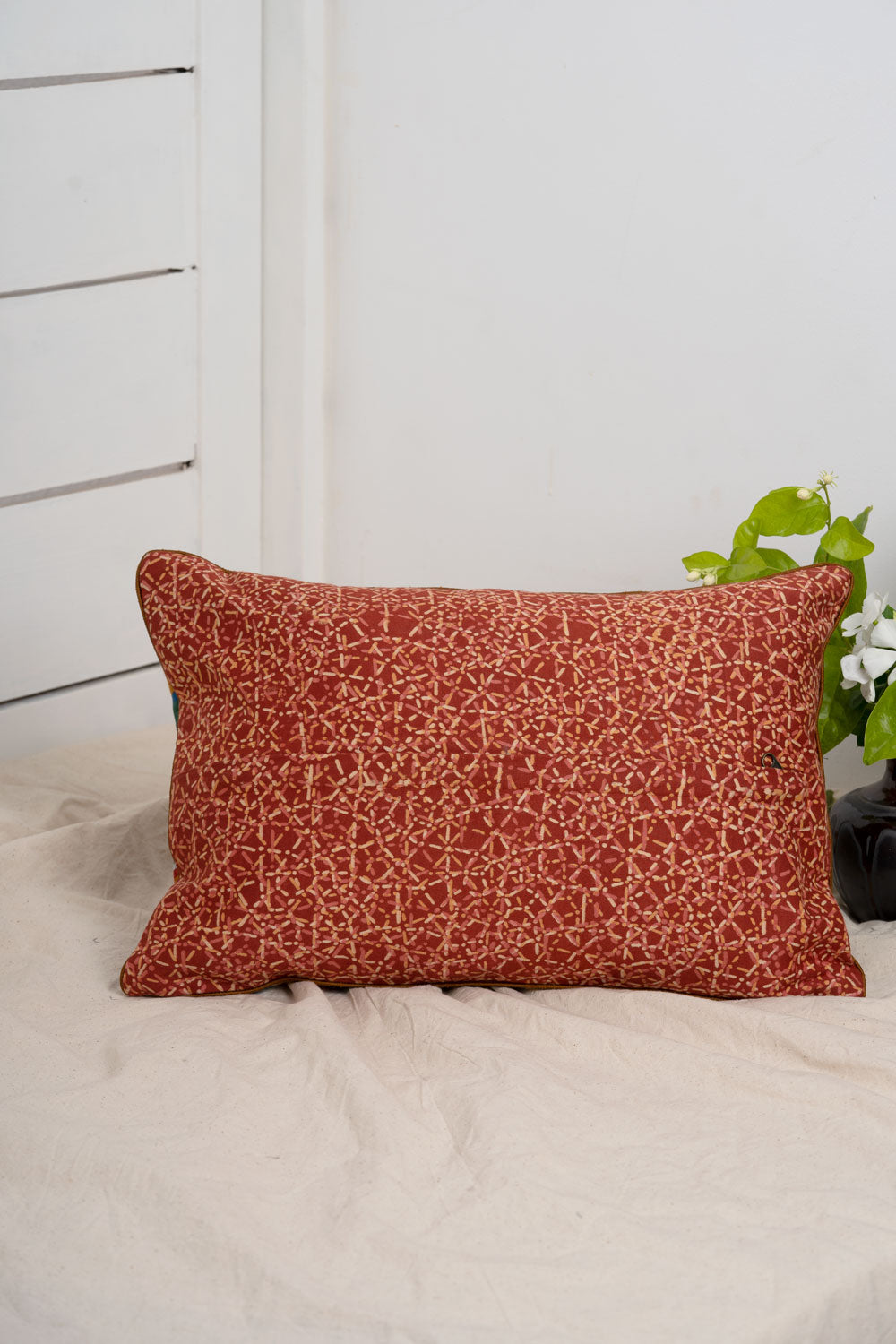 Jat Garasiya Hand Embroidered Cushion Cover