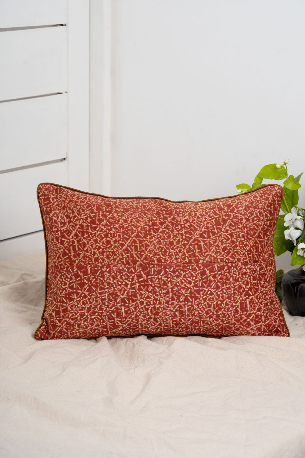 Jat Garasiya Hand Embroidered Cushion Cover