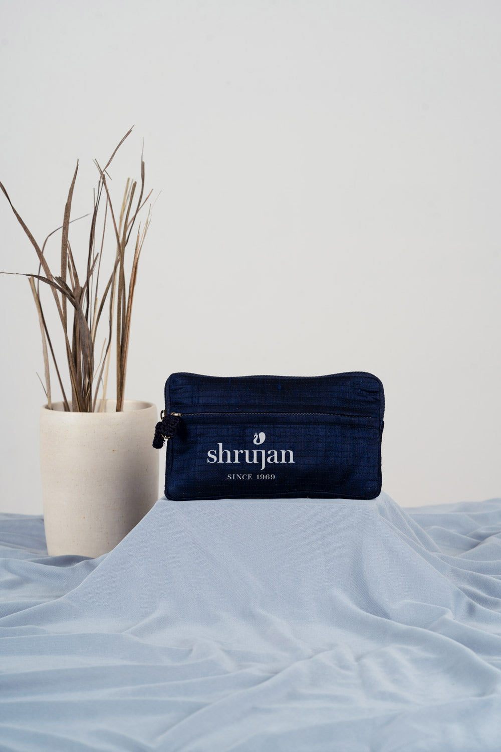 Silk Pakko Hand Embroidered Clutch