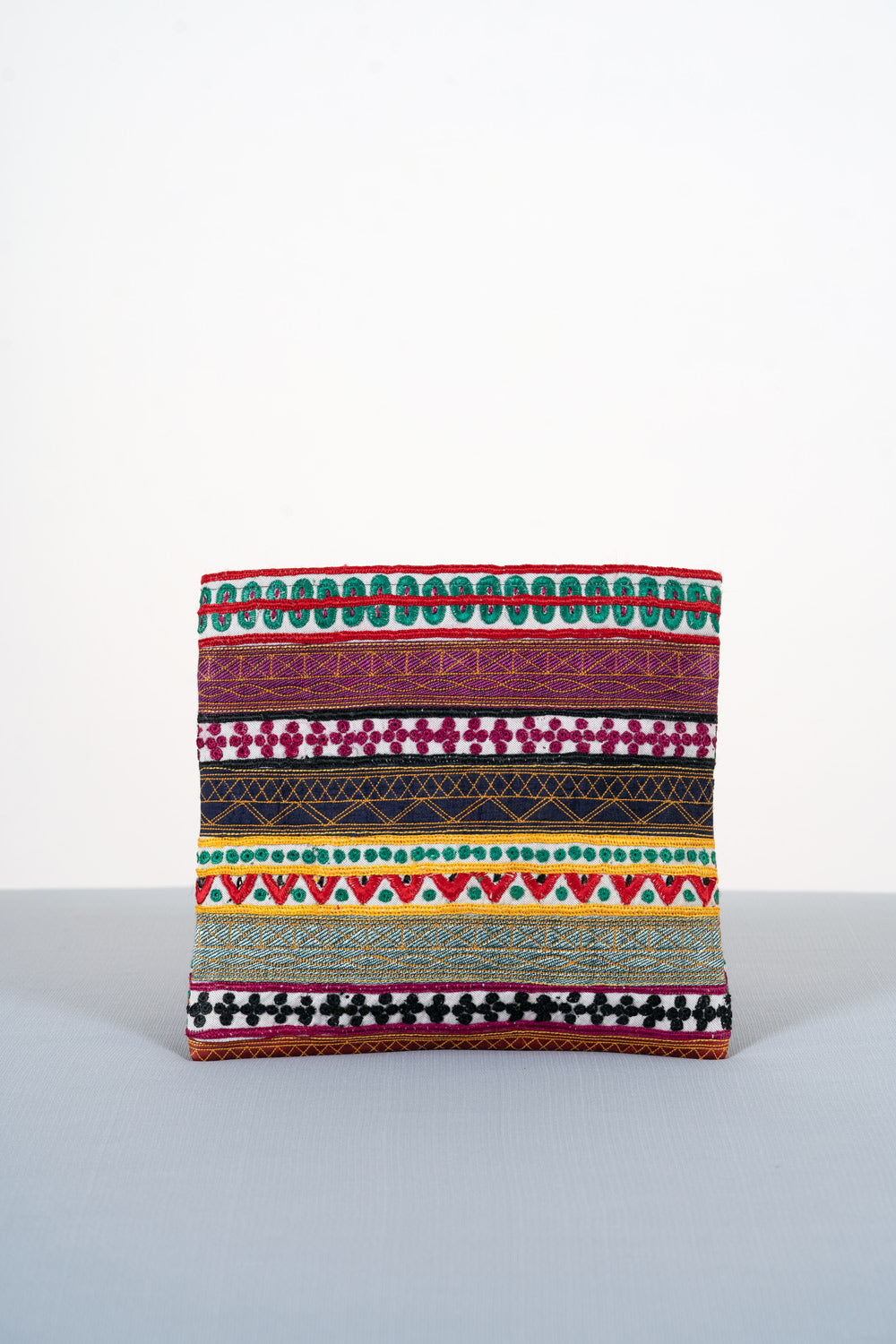 Silk Pakko Hand Embroidered Clutch