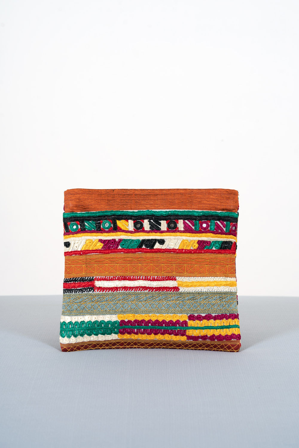 Silk Pakko Hand Embroidered Clutch