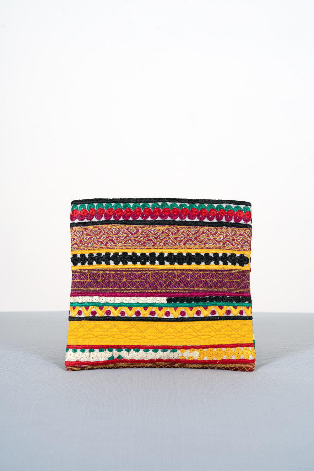 Silk Pakko Hand Embroidered Clutch