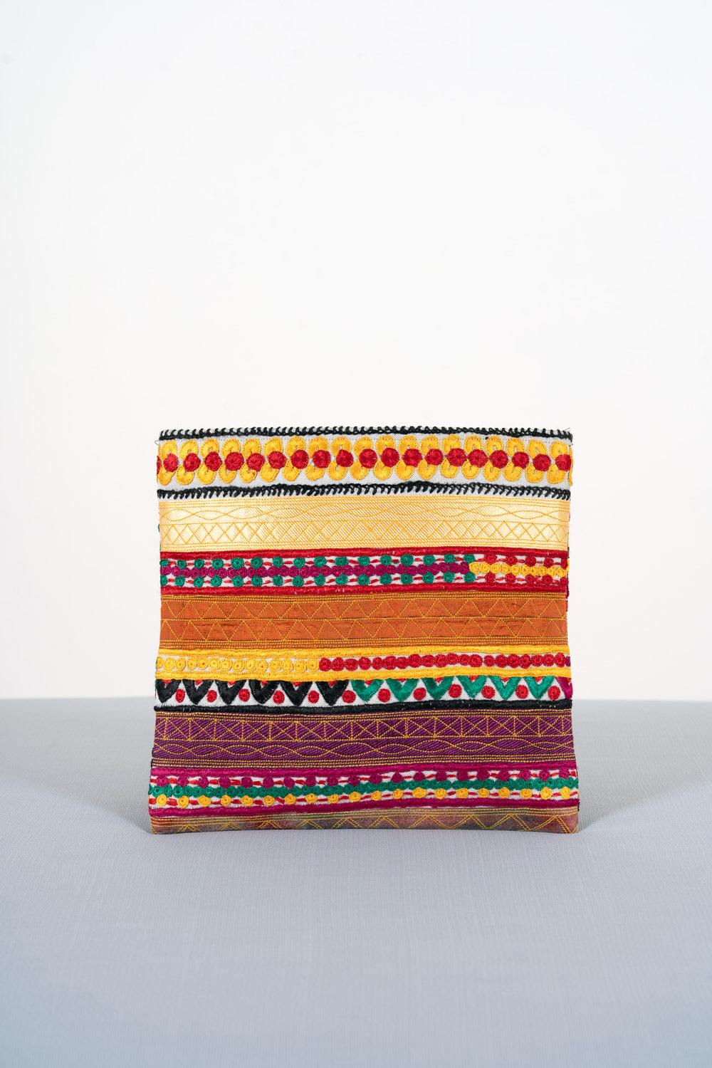 Silk Pakko Hand Embroidered Clutch
