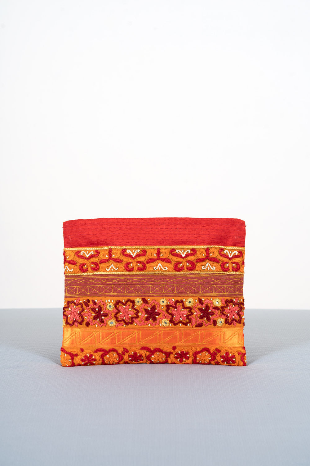 Silk Pakko Hand Embroidered Clutch