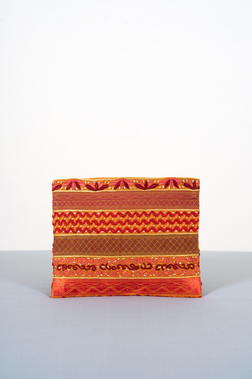 Silk Pakko Hand Embroidered Clutch