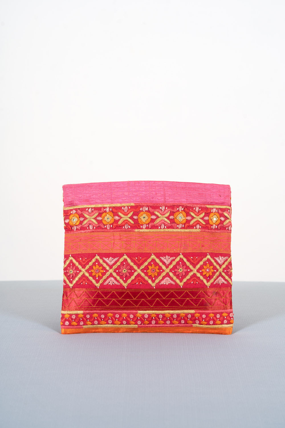 Silk Pakko Hand Embroidered Clutch