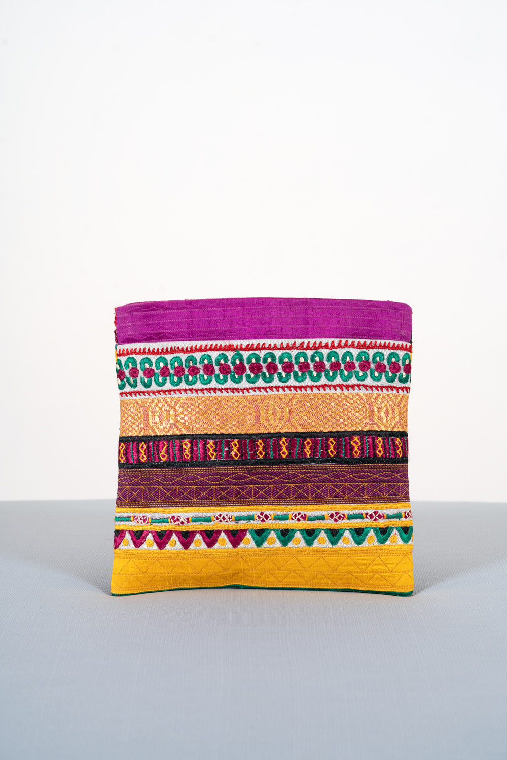 Silk Pakko Hand Embroidered Clutch