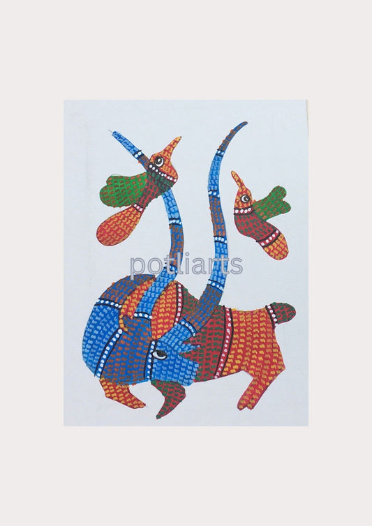 Hippopotamus and Birds