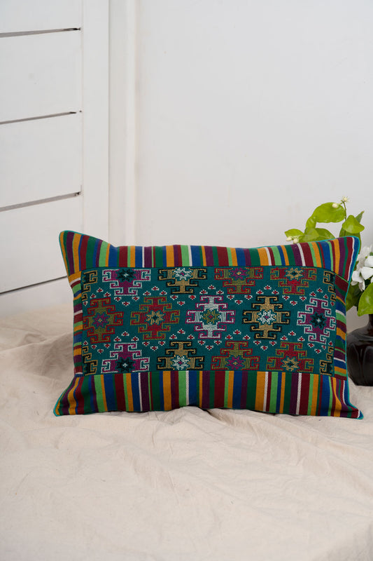 Jat Garasiya Hand Embroidered Cushion / Pillow Cover