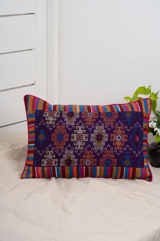 Jat Garasiya Hand Embroidered Cushion / Pillow Cover