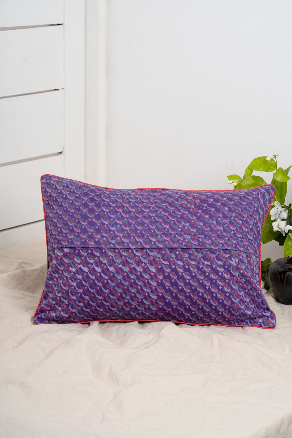 Jat Garasiya Hand Embroidered Cushion  / Pillow Cover SOLD AT SHRUJAN