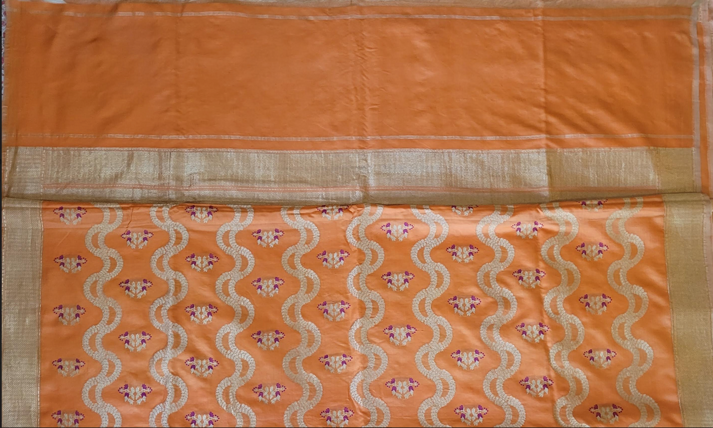 Banarasil silk handwoven sari